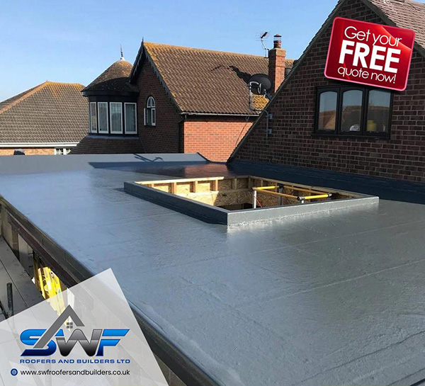Flat Roof with Firestone Rubber Cover